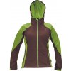 Crv Yowie Dámska softshell bunda hnedá/zelená