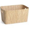 Zeller Pevná kartonová krabice WOOD, 34 x 24,5 x 18 cm