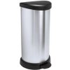 CURVER Odpadkový kôš DECO BIN 40l strieborný