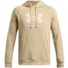 Pánska športová mikina cez hlavu Under Armour RIVAL FLEECE LOGO HOODIE hnedá 1379758-299 - L