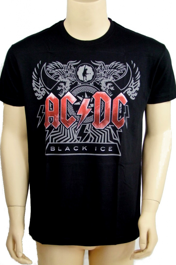 Tričko AC/DC Black Ice Album čierne