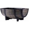 Kvetináč Strend Pro Woodeff, 29x41x19 cm, natural, barel, efekt dreva