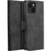 Puzdro / obal pre Apple iPhone 13 Mini čierne - kniha Forcell TENDER
