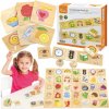 Viga Toys VIGA Learning Puzzle Triedenie zmyslov 37 ks Montessori