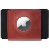 Kožená peňaženka FIXED Tiny Wallet for AirTag z pravej hovädzej kože, (červená) FIXWAT-STN2-RD