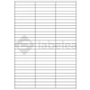 Labelea Samolepiace etikety 70x10 mm biele papierové, na hárku A4, pre laserovú a atramentovú tlač, Farba etikiet Biela, Počet hárkov v balení 100 EPS070010W087S