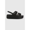 Crocs dámske sandále Brooklyn Strappy Low Wedge na platforme 206751 čierná