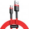 Baseus nabíjací a dátový kábel Micro USB 2.4A / Red Dĺžka: 1M