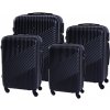 Cestovní kufr BERTOO Milano - černý set 4v1 99l, 70l, 52l, 38l