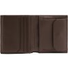 Pánska kožená peňaženka Calvin Klein - Minimalism Leather Trifold Wallet /Hnedá
