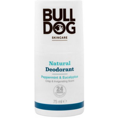 Bulldog Natural Dezodorant Peppermint & Eucalyptus Crisp & Invigorating Scent - Prírodný guličkový dezodorant 75 ml
