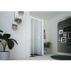 Hopa Forte DECO N2S zalamovacie sprchové dvere 70x200 cm,sklo Fasciato,rám Biely,Pravé BDE100PDX293S02