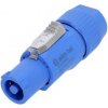Adam Hall Power Connector K4CPFIN káblový Power-IN (modrý)