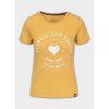 PitBull West Coast Dámske tričko HEARTIE - žlté