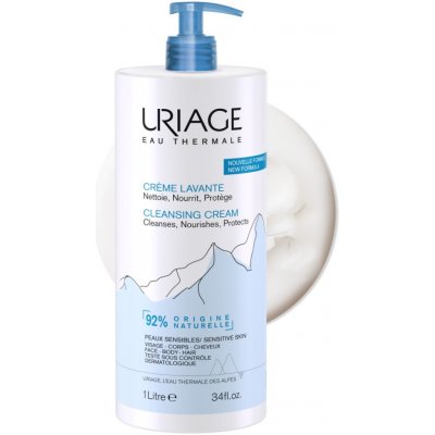 Uriage Cleansing Cream krémový gél bez obsahu mydla 1000 ml