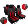 Pokter UNI - Autopoťahy Leather Look GT červené