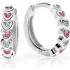 Cutie Jewellery Detské naušnice zlaté Cutie C3341B Tcf Red