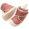 Bundgaard DETSKÉ BAREFOOT ZIMNÉ TOPÁNKY NURI TEX BLUSH