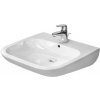Umývadlo Duravit D-Code 60x55,5 cm otvor pre batériu uprostred 23126000002