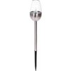 Aigostar B.V. | Aigostar - LED Solárna lampa LED/0,006W/1,2V 38,2cm chróm 2700K IP44 | AI0989