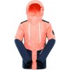 Alpine Pro Zaribo Detská lyžiarska bunda s Ptx membránou KJCB306 neon salmon 104-110