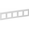 Legrand VALENA LIFE rám 5x (754035) biely/chrom