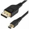 StarTech.com 3ft (1m) VESA Certified Mini DisplayPort to DisplayPort 1.4 Cable, 8K 60Hz HBR3 HDR, Super UHD mDP to DP 1.4 Cord, Slim (34 AWG) Ultra HD 4K 120Hz, Monitor/Video Cable - mDP to DP Cable (