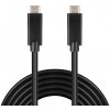 PremiumCord USB-C kabel ( USB 3.1 gen 2, 3A, 10Gbit/s ) černý, 2m ku31cg2bk
