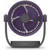 Eldonex Aku ventilátor USB, 9 W, ø 12,5 cm, čierny, ESF-1010-GY