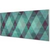 Sklenený obklad do kuchyne Geometrický vzor diamantov 100x50 cm