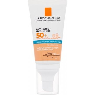 La Roche-Posay Anthelios Ultra Protection Hydrating Tinted Cream SPF50+ vodoodolný tonizujúci hydratačný opaľovací krém na tvár 50 ml pre ženy