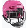 Detská hokejová prilba CCM Tacks 70 Combo pink