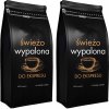 Zrnková káva Arabica Yankee Caffee Čerstvo pražená pre dvojitý kávovar 2000 g