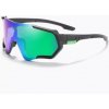 KDEAM Collins 03 cyklistické okuliare, Black / Blue Green