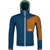 Pánska softshellová bunda Ortovox Berrino Hooded Jacket Petrol Blue L