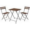 PROGARDEN Zahradní nábytek BISTRO skládací sada 3 ks KO-VN3000010