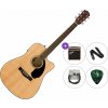 Fender CD-60SCE Standard SET Natural Elektroakustická gitara Dreadnought