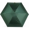 Skladací mini dáždnik s pevným puzdrom - zelená tmavá