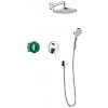 Hansgrohe Crometta - Sprchový set S 240, s batériou Focus pod omietku, 2 prúdy, chróm 27958000