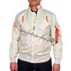 Alpha Industries Falcon II Jet Streem White bunda prechodná Farba: béžová, Veľkosť: 3XL