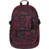 BAAGL Školský batoh Core Red Polygon
