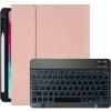 AppleKing puzdro s čiernou podsvietenou klávesnicou a priestorom na Apple Pencil pre iPad Pro 11