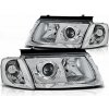 KITT Headlights suitable for VW Passat B5 3B (11.1996-08.2000) Chrome H7/H7