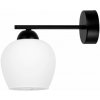 Kaja Abro nástenná lampa 1x15 W biela-čierna K-5603