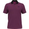Pánske golfové tričko Under Armour Performance 3.0 Printed S Čierna/Ružová