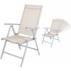Kempingové kreslo Klap - beige MC5000B