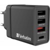 Verbatim CHR-30EU2 USB Charger 30W with 2 x USB-A 10W Čierna