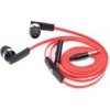 GEMBIRD sluchátka s mikrofonem MHS-EP-OPO pro MP3, plochý kabel, černá
