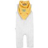 CARTER'S Set 2dielny overal bez rukávov, podbradník Grey neutrál LBB 6m, vel. 68