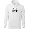 Narodeniny 60 rokov na bicykli - Mikina pánska Cape s kapucňou - 2XL ( Biela )